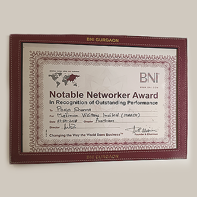 Notable Networker Award